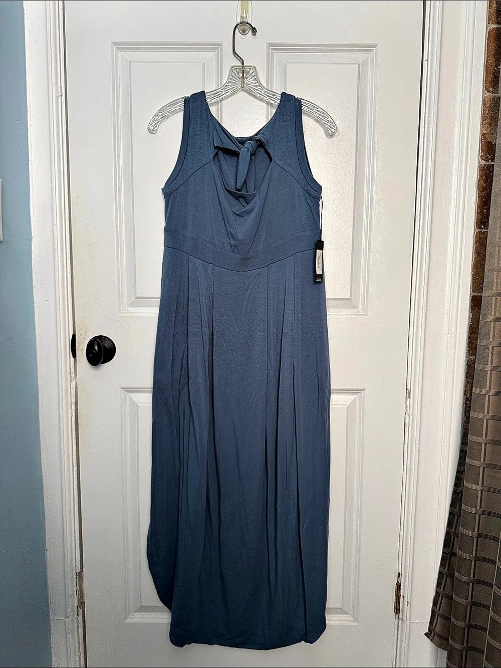 NWT Kiya Tomlin Maxi Tie Jumpsuit Size M